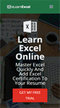 Mobile Screenshot of elearnexcel.com